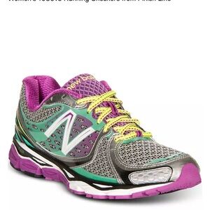 New Balance Women’s 10.5 1080V3 Running Sneakers Purple/Green